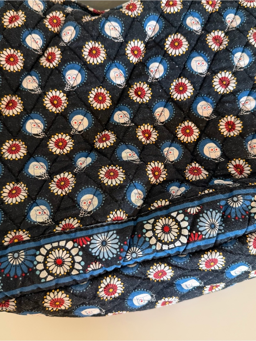 Vera Bradley Tote Purse Night Owl Pattern - Picture 5 of 7